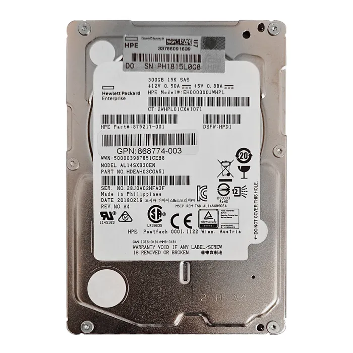 Toshiba AL14SXB30EN | 300GB 15000RPM SAS 12Gb/s 128MB Cache 2.5-Inch Hard Drive Refurbished - Toshiba refurbished available on Gotodirect
