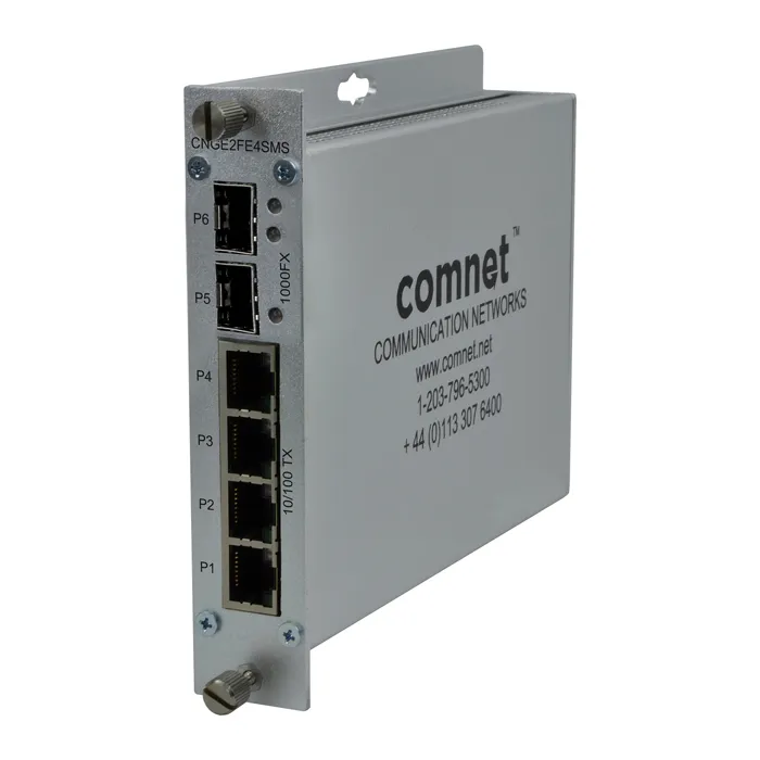 ComNet CNGE2FE4SMS | 6 x Ports 1000Base-TX Layer 2 Managed Fast Ethernet Network Switch Refurbished -  refurbished available on Gotodirect