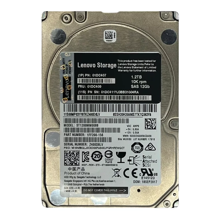 Lenovo 01DC409 | 1.2TB 10000RPM SAS 12Gb/s Hot Swappable 2.5-Inch Hard Drive Refurbished - Lenovo refurbished available on Gotodirect
