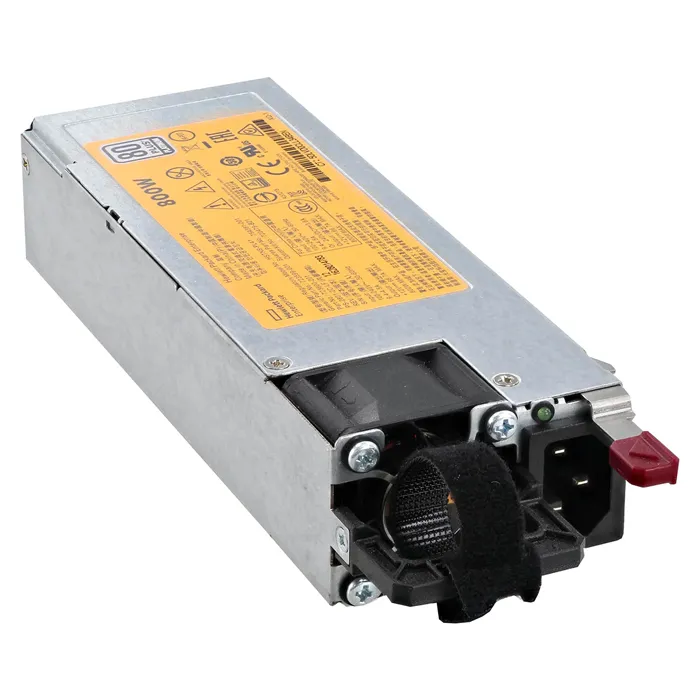 HP 723599-001 | 800-Watts 100-240V AC 80-Plus Platinum Hot-Pluggable Redundant Power Supply for ProLiant DL360/DL380/DL580 Gen9 Server Refurbished - Hewlett-Packard (ou HP en abrégé) refurbished available on Gotodirect