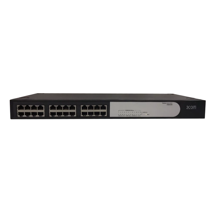 3Com 3CBLUG24A-US | Baseline 2824 24 x RJ-45 Ports 10/100/1000Base-T Layer 2 Unmanaged Rack-mountable Gigabit Ethernet Network Switch Refurbished -  refurbished available on Gotodirect