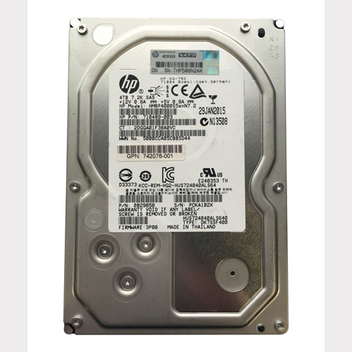 HP HMRP4000S5XNN7.2 | 4TB 7200RPM SAS 6Gb/s 128MB Cache LFF 3.5-inch Nearline Hard Drive for 3Par StoreServ 7000 / 10000 Refurbished - Hewlett-Packard (ou HP en abrégé) refurbished available on Gotodirect