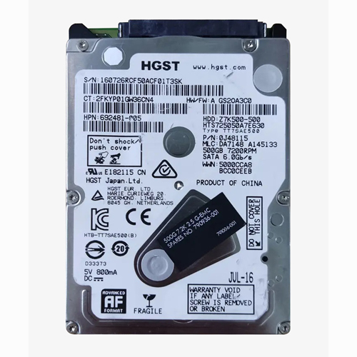 HP 790936-001 | 500GB 7200RPM SATA 6Gb/s 32MB Cache 2.5-inch Hard Drive Refurbished - Hewlett-Packard (ou HP en abrégé) refurbished available on Gotodirect