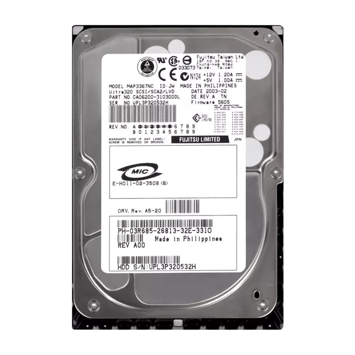 Dell 03R685 | 36GB 10000RPM Ultra320 SCSI 8MB Cache 80-Pin 3.5-Inch Hard Drive Refurbished - Dell refurbished available on Gotodirect