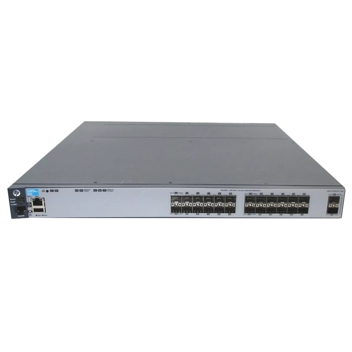 HP J9584A | Aruba 3800 Series 3800-24SFP-2SFP+ 24 x 1GbE SFP and 2 x 10GbE SFP+ Ports and 1 x Stacking Module Slot Layer 3 Managed Gigabit Ethernet Network Switch Refurbished - Hewlett-Packard (ou HP en abrégé) refurbished available on Gotodirect