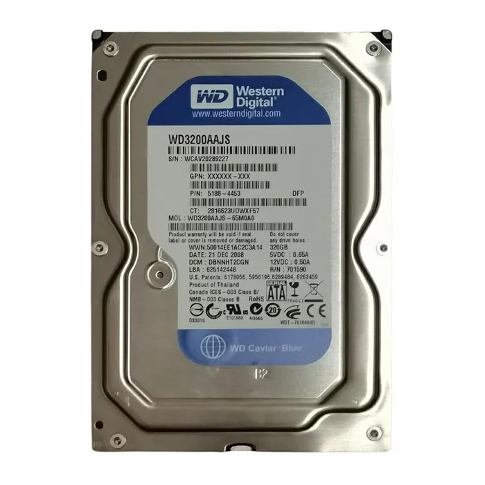 Western Digital WD3200AAJS-65M0A0 | Caviar Blue 320GB 7200RPM SATA 3Gb/s 8MB Cache 3.5-Inch Hard Drive Refurbished - Western Digital refurbished available on Gotodirect