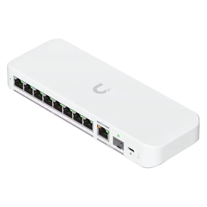 Ubiquiti USW-FLEX-2.5G-8 | Flexible, 8-Port 2.5 GbE Switch with a 10 GbE RJ45/SFP+ Combination Uplink Port Refurbished - Ubiquiti refurbished available on Gotodirect