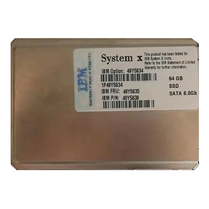 Buy IBM 49Y5838 | 64GB Multi-Level Cell SATA 6Gb/s 1.8-Inch Solid State Drive Refurbished - $207.67 IBM 49Y5838 | 64GB Multi-Level Cell SATA 6Gb/s 1.8-Inch Solid State Drive Refurbished - refurbished available on Gotodirect
