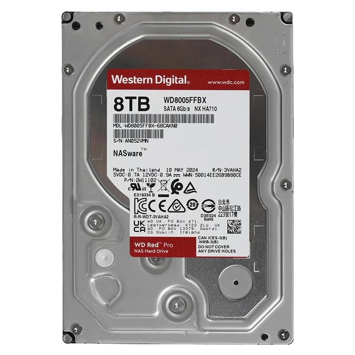 Buy Western Digital WD8005FFBX | Red Pro Air 8TB 3.5-inch 6GB/s SATA 7200RPM 256MB Cache NAS Hard Drive Refurbished - $580.57 Western Digital WD8005FFBX | Red Pro Air 8TB 3.5-inch 6GB/s SATA 7200RPM 256MB Cache NAS Hard Drive Refurbished - Western Digital refurbished available on Gotodirect