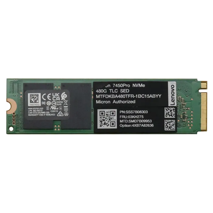 Micron MTFDKBA480TFR-1BC15ABYY | 7450 Pro 480GB Triple-Level Cell PCI Express NVMe 4.0 M.2 2280 Solid State Drive Refurbished -  refurbished available on Gotodirect