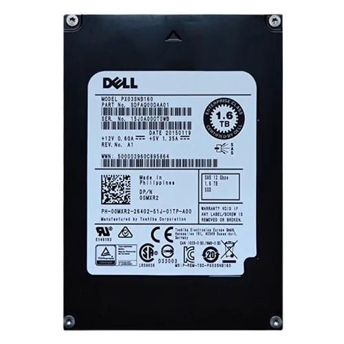 Toshiba PX03SNB160 | PX03SN Series 1.6TB Multi-Level-Cell SAS 12Gb/s NAND Flash Read Intensive 2.5-Inch Enterprise Solid State Drive Refurbished - Toshiba refurbished available on Gotodirect