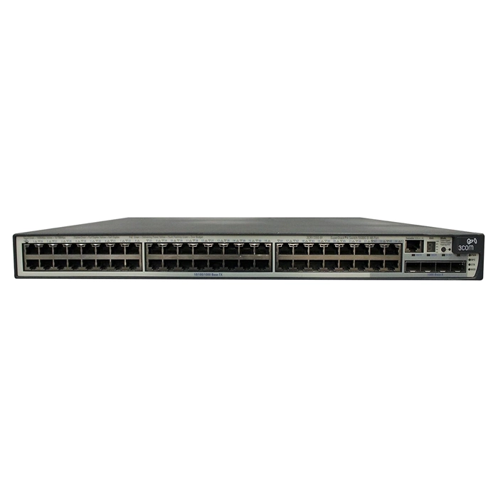 HP JE090A | 5500 Series 5500-48G 48 x RJ-45 Ports 10/100/1000Base-T + 4 x SFP (mini-GBIC) Ports Layer 3 Managed Rack-mountable Gigabit Ethernet Network Switch Refurbished - Hewlett-Packard (ou HP en abrégé) refurbished available on Gotodirect