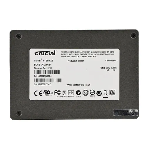Crucial CT512M4SSD1 | M4 512GB Multi-Level Cell SATA 6Gb/s 2.5-Inch Solid State Drive Refurbished - Crucial refurbished available on Gotodirect