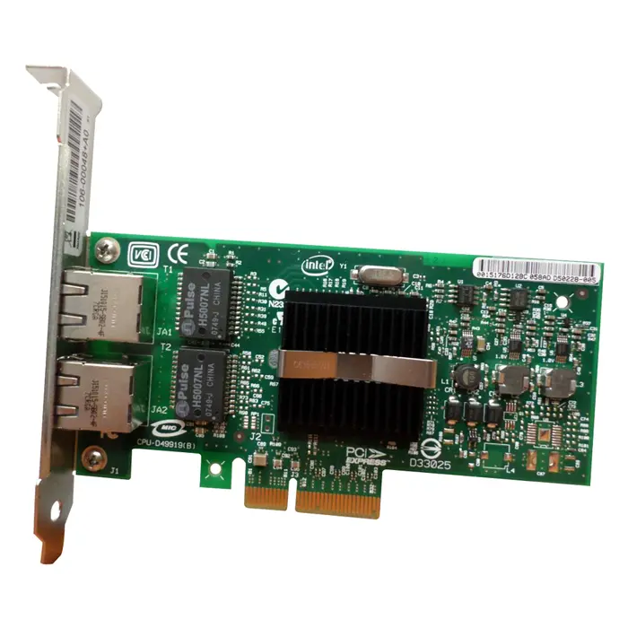 Intel D50228-005 | PRO/1000 PT Dual-Ports RJ-45 1Gb/s 10Base-T/100Base-TX/1000Base-T Gigabit Ethernet PCI Express x4 Server Network Adapter Refurbished - Intel refurbished available on Gotodirect