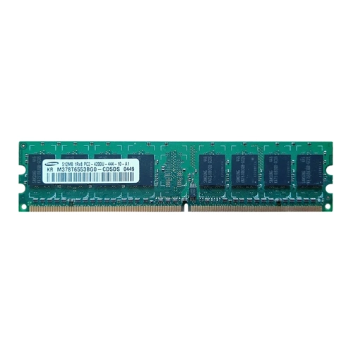 Samsung M378T6553BG0-CD5DS | 512MB DDR2-533MHz PC2-4200 Non-ECC Unbuffered UDIMM CL4 1Rx8 1.8V 240-Pin Memory Module Refurbished - Samsung refurbished available on Gotodirect