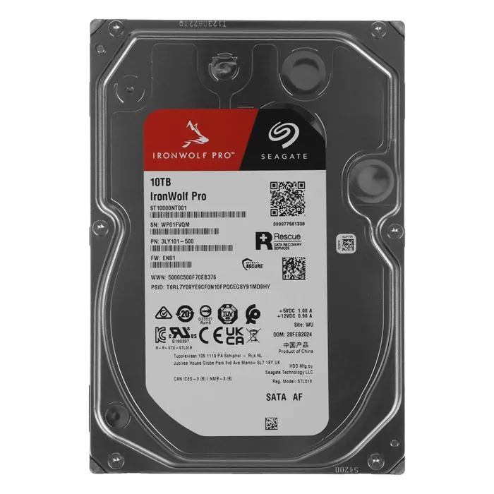 Seagate ST10000NT001 | IronWolf Pro Air 10TB 3.5-inch 6GB/s SATA 7200RPM 256MB Cache 512e NAS Server Hard Drive Refurbished - Seagate refurbished available on Gotodirect