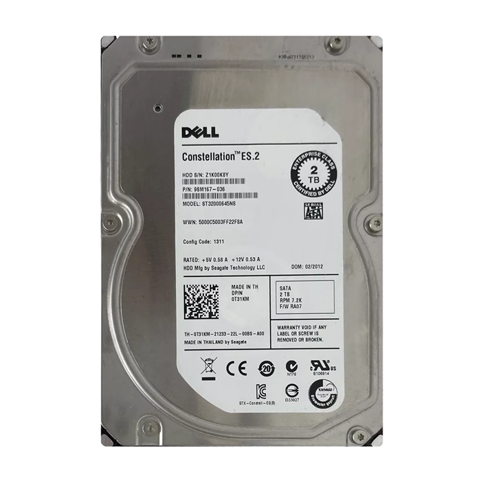 Seagate ST32000645NS | Constellation ES.2 Series 2TB 7200RPM SATA 6Gb/s 64MB Cache (CE) 3.5-Inch Hard Drive Refurbished - Seagate refurbished available on Gotodirect
