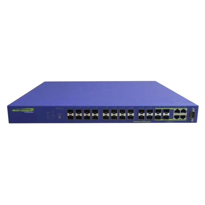 Extreme Networks X450A-24X | 24 x Ports 1000Base-X + 4 x Ports Shared SFP Layer 3 Managed Gigabit Ethernet Network Switch Refurbished -  refurbished available on Gotodirect