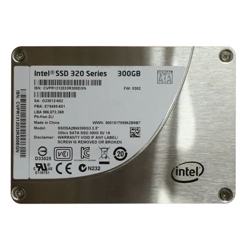 Intel SSDSA2BW300G3 | 320 300GB Multi-Level Cell SATA 3Gb/s 2.5-Inch Solid State Drive Refurbished - Intel refurbished available on Gotodirect