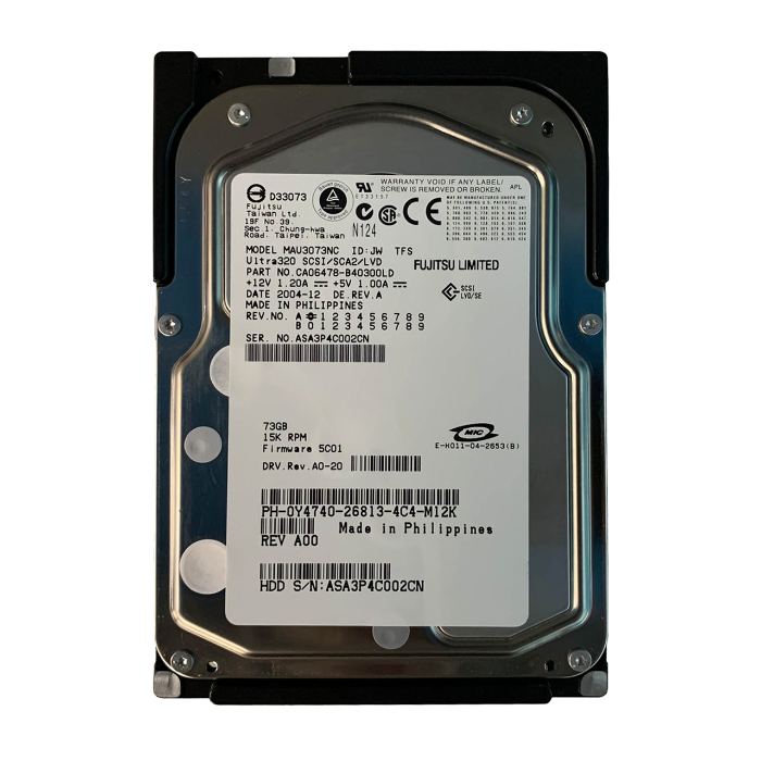 Dell 0Y4740 | 73GB 15000RPM Ultra320 SCSI 80-Pin 3.5-Inch Hard Drive Refurbished - Dell refurbished available on Gotodirect