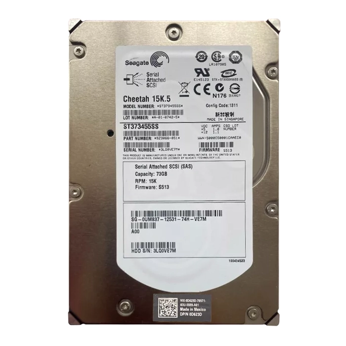 Dell 0D623D | 450GB 15000RPM SAS 6Gb/s 64MB Cache 3.5-Inch Hard Drive Refurbished - Dell refurbished available on Gotodirect
