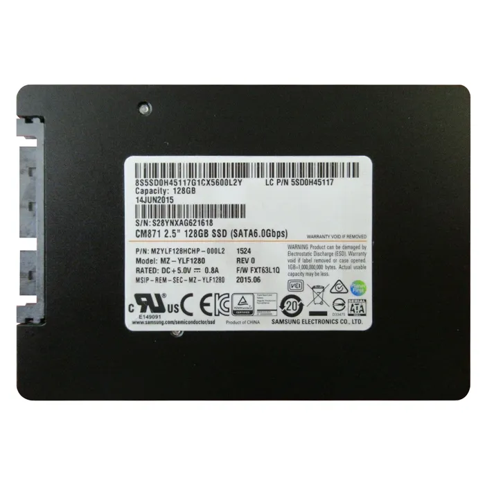 Samsung MZ-YLF1280 | CM871 128GB Triple-Level-Cell SATA 6Gb/s 7mm 2.5-Inch Solid State Drive Refurbished - Samsung refurbished available on Gotodirect