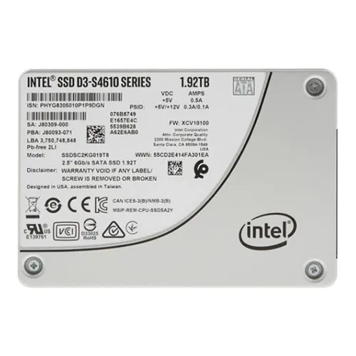 Intel SSDSC2KG019T801 | D3 S4610 1.92TB Triple-Level Cell SATA 6Gb/s 2.5-Inch Solid State Drive Refurbished - Intel refurbished available on Gotodirect