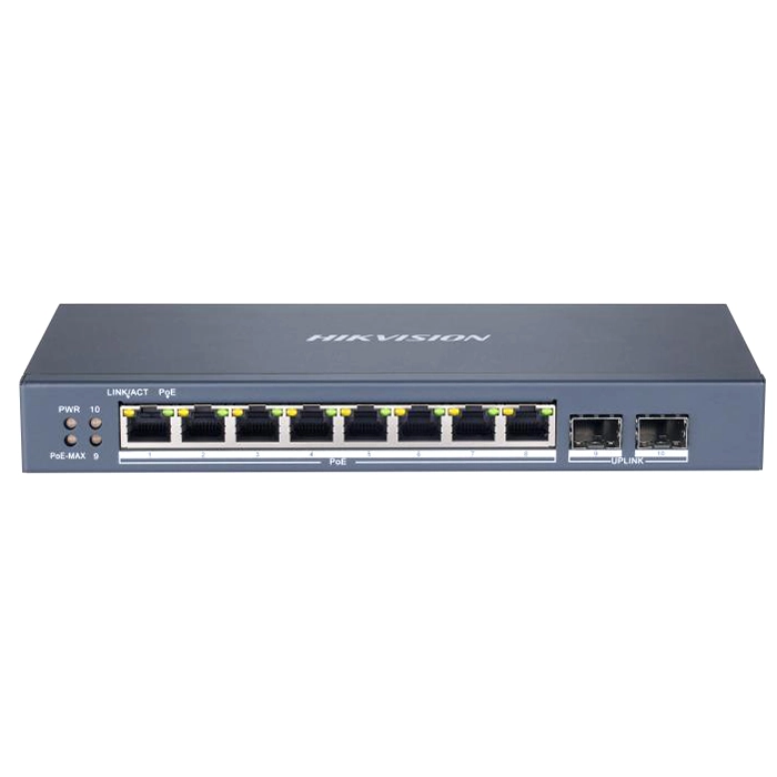Hikvision DS-3E1510P-SI | 8-Ports Gigabit PoE+ 110W Compliant Managed Network Switch Refurbished -  refurbished available on Gotodirect