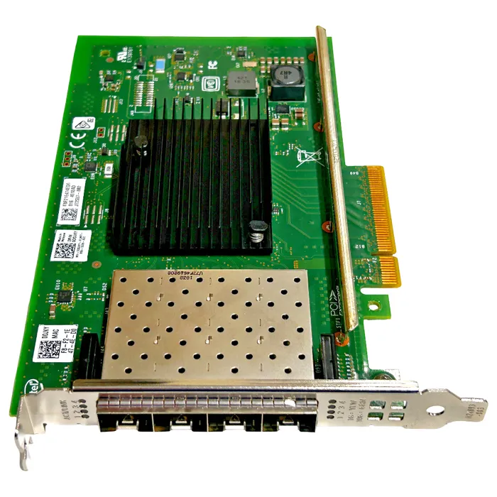 Dell 0DDJKY | X710-DA4 4 x Ports 10Gb/s SFP+ PCI Express 3.0 x8 Full Height Converged Network Adapter Card Refurbished - Dell refurbished available on Gotodirect