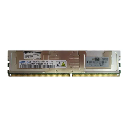HP 468949-061 | 4GB DDR2-800MHz PC2-6400 ECC Fully Buffered FB-DIMM CL6 2Rx4 1.8V 240-Pin Memory Module Refurbished - Hewlett-Packard (ou HP en abrégé) refurbished available on Gotodirect
