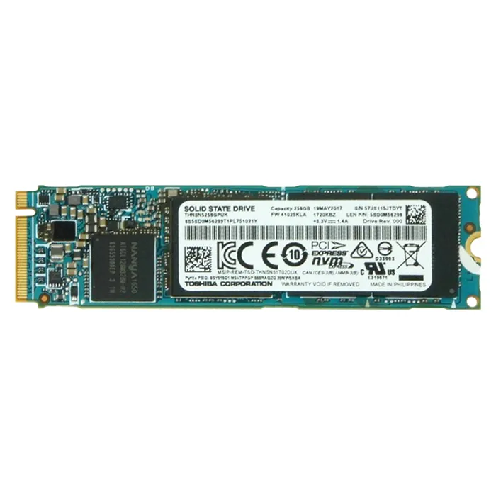 Lenovo 5SD0M56299 | 256GB MLC PCI Express 3.0 x4 M.2 2280 Internal Solid State Drive Refurbished - Lenovo refurbished available on Gotodirect