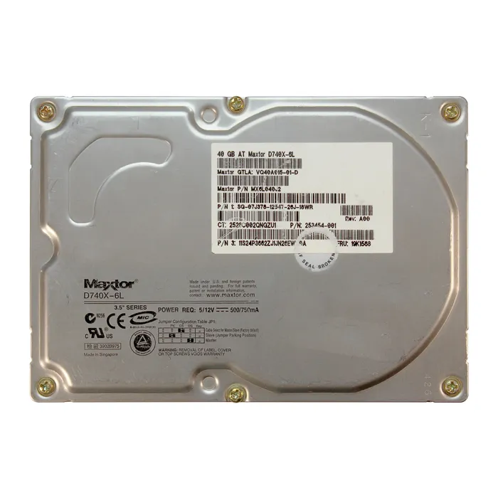 Maxtor D740X-6L-8 | DiamondMax Plus D740X 40GB 7200RPM IDE Ultra ATA/133 (ATA-7) 2MB Cache 3.5-Inch Hard Drive Refurbished -  refurbished available on Gotodirect