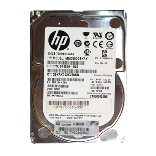 HP MM0500GBKAK | 500GB 7200RPM SATA 6Gb/s SFF 2.5-inch Midline Hard Drive for Gen8 to Gen9 ProLiant Server Refurbished - Hewlett-Packard (ou HP en abrégé) refurbished available on Gotodirect