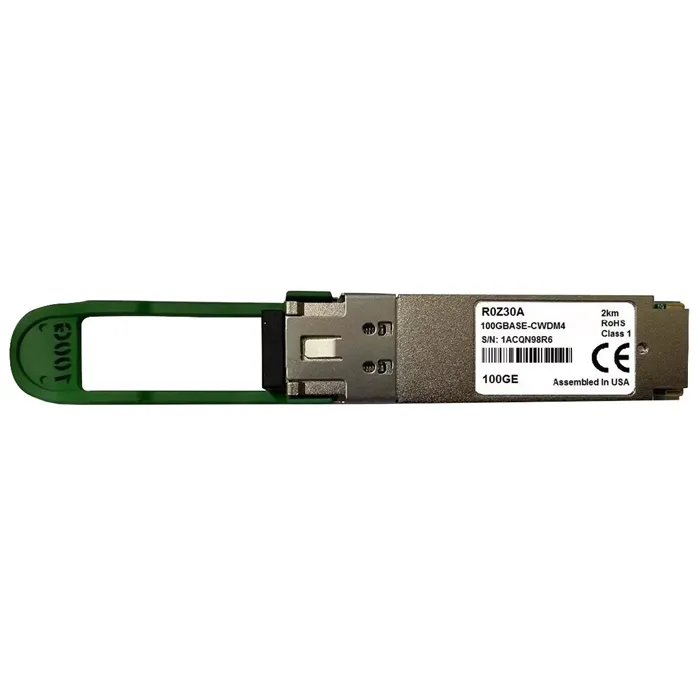 HP R0Z30A | 100G QSFP28 LC CWDM4 2km SMF Transceiver Refurbished - Hewlett-Packard (ou HP en abrégé) refurbished available on Gotodirect
