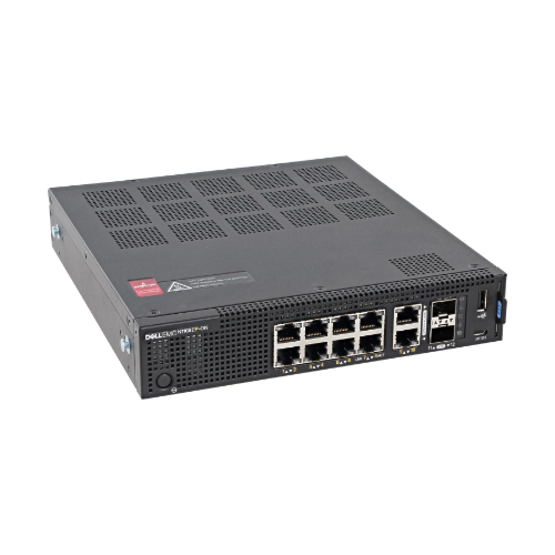 Dell 210-ARUK | EMC PowerSwitch N1100 Series N1108EP-ON 8 x 10/100/1000Base-T RJ-45 PoE+ and 2 x GE RJ-45 and 2 x SFP (mini-GBIC) Ports Layer 2 Managed Gigabit Ethernet Network Switch Refurbished - Dell refurbished available on Gotodirect
