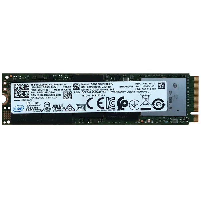 Intel SSDPEKKF256G7L | Pro 6000P 256GB Triple-Level Cell PCI Express 3.0 x4 NVMe M.2 2280 Solid State Drive Refurbished - Intel refurbished available on Gotodirect