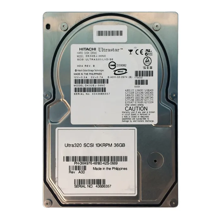 Hitachi DK32EJ-36NC | 36GB 10000RPM Ultra-320 SCSI 16MB Cache 80-Pin 3.5-inch Hard Drive Refurbished -  refurbished available on Gotodirect