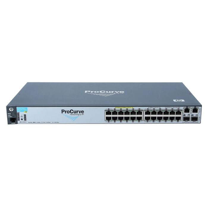 HP J9086A | ProCurve 2610 12 x 10/100Base-TX RJ-45 + 12 x 10/100Base-TX PoE RJ-45 + 2 x 10/100/1000Base-T Dual Personality RJ-45/SFP Layer 3 Network Switch Refurbished - Hewlett-Packard (ou HP en abrégé) refurbished available on Gotodirect