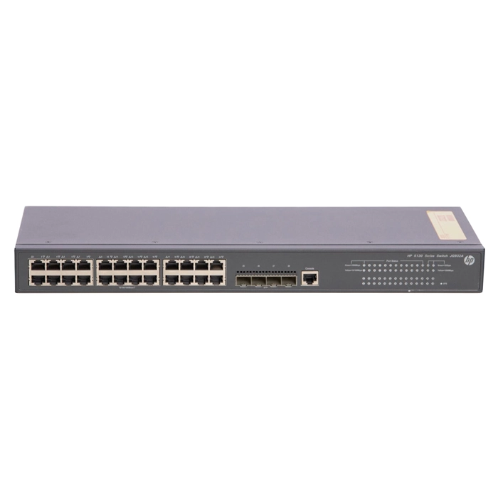 HP JG932A | FlexNetwork 5130 EI Series 5130 24G 4SFP+ EI 24 x 10/100/1000Base-T RJ-45 and 4 x 10GbE SFP+ Ports Layer 3 Managed Gigabit Ethernet Network Switch Refurbished - Hewlett-Packard (ou HP en abrégé) refurbished available on Gotodirect
