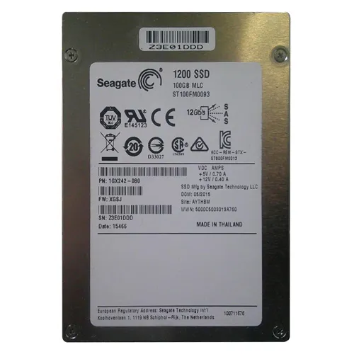 Seagate ST100FM0093 | 100GB Multi-Level Cell SAS 12Gb/s 2.5-inch Solid State Drive Refurbished - Seagate refurbished available on Gotodirect