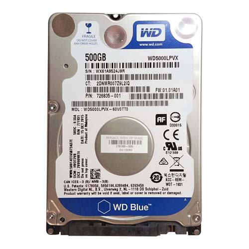 HP 778188-005 | 500GB 5400RPM SATA 6Gb/s 8MB Cache 2.5-inch Hard Drive Refurbished - Hewlett-Packard (ou HP en abrégé) refurbished available on Gotodirect