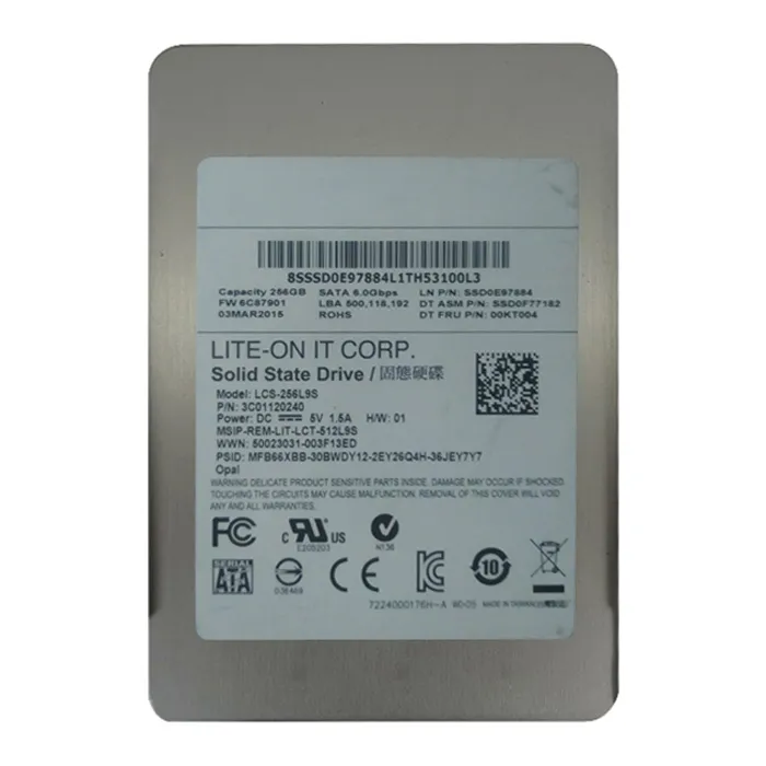 Lenovo SSD0E97884 | 256GB SATA 6GB/s 2.5-Inch Internal Solid State Drive Refurbished - Lenovo refurbished available on Gotodirect