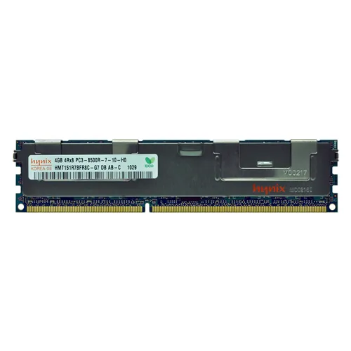 Buy Hynix HMT151R7BFR8C-G7 | 4GB DDR3-1066MHz PC3-8500 ECC Registered RDIMM CL7 4Rx8 1.5V 240-Pin Memory Module Refurbished - $67.69 Hynix HMT151R7BFR8C-G7 | 4GB DDR3-1066MHz PC3-8500 ECC Registered RDIMM CL7 4Rx8 1.5V 240-Pin Memory Module Refurbished - refurbished available on Gotodirect