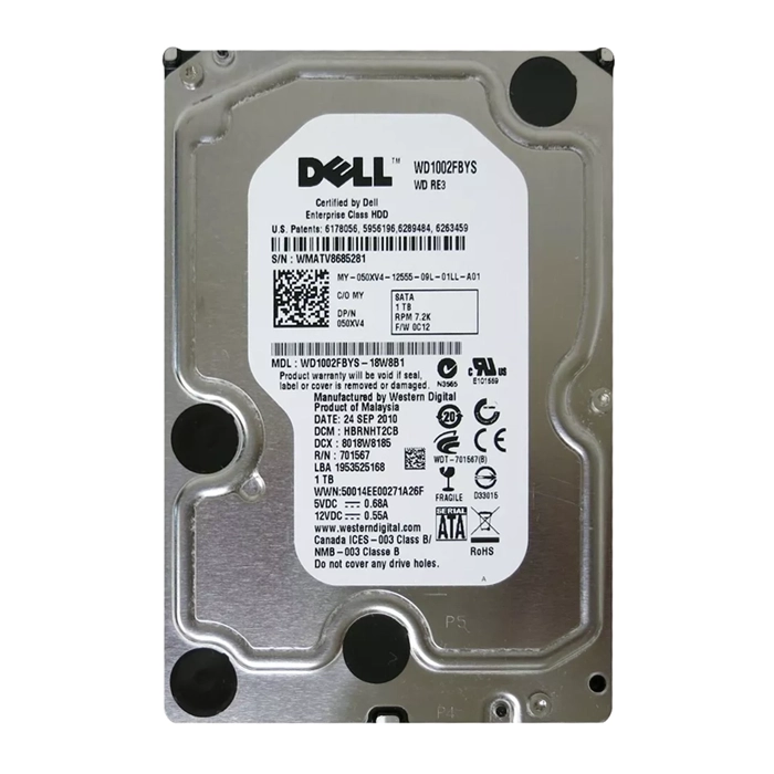 Western Digital WD1002FBYS-18W8B1 | RE3 1TB 7200RPM SATA 3Gb/s 32MB Cache (RoHS) 3.5-inch Hard Drive Refurbished - Western Digital refurbished available on Gotodirect