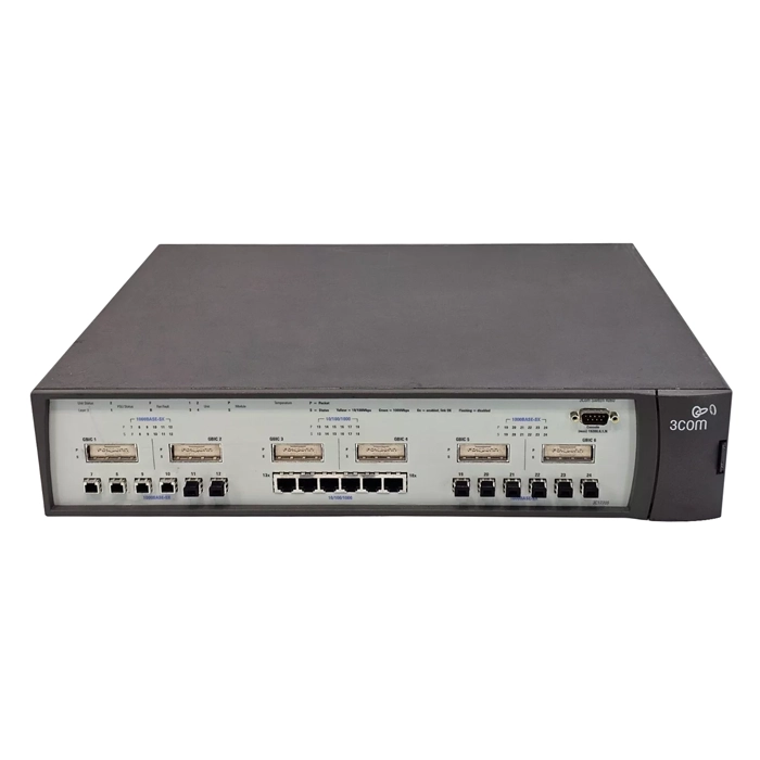3Com 3C17709-US | 4060 Ethernet Switch 6 x 10/100/1000Base-T, 12 x 1000Base-SX 6 x GBIC, 1 x Expansion Slots Ethernet Switch Refurbished -  refurbished available on Gotodirect