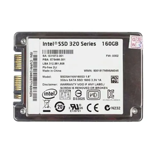 Intel SSDSA1NW160G3 | 320 160GB Multi-Level Cell SATA 3Gb/s 1.8-Inch Solid State Drive Refurbished - Intel refurbished available on Gotodirect