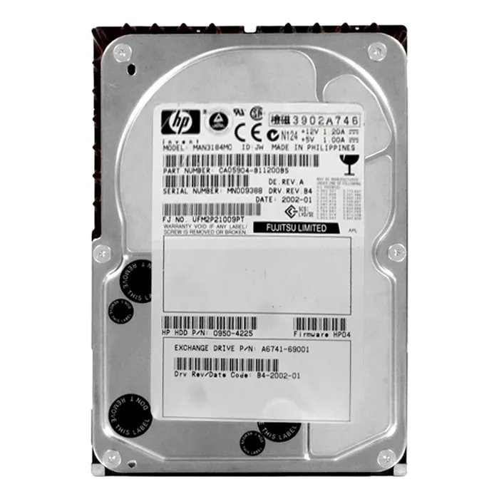 HP 0950-4225 | 18.2GB 10000RPM Ultra-160 SCSI Hot-Pluggable 8MB Cache (LVD) 80-Pin 3.5-Inch Hard Drive Refurbished - Hewlett-Packard (ou HP en abrégé) refurbished available on Gotodirect