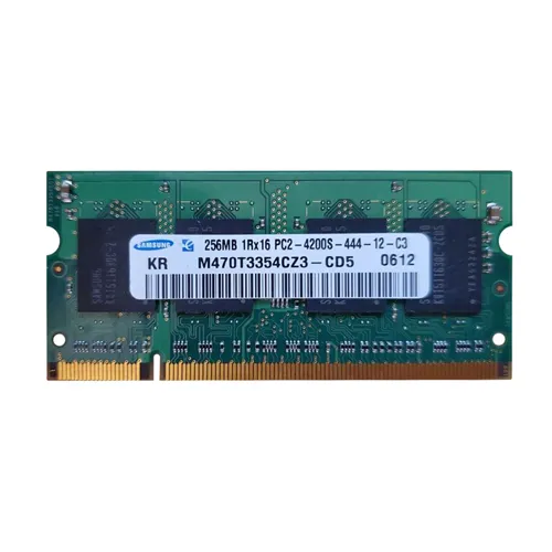 Samsung M470T3354CZ3-CD5 | 256MB DDR2-533MHz PC2-4200 Non-ECC Unbuffered SODIMM CL4 1Rx16 1.8V 200-Pin Memory Module Refurbished - Samsung refurbished available on Gotodirect