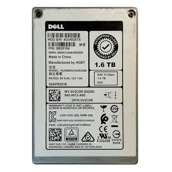 Hitachi HUSMM3216ASS200 | Ultrastar SS300 1.6TB MLC SAS 12Gb/s Mainstream Endurance ISE 2.5-Inch Internal Solid State Drive Refurbished -  refurbished available on Gotodirect