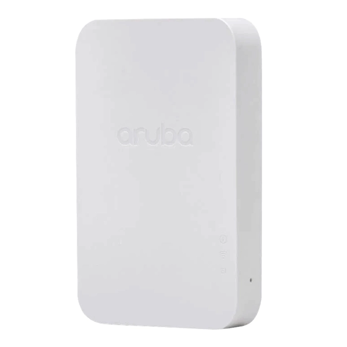 HP JY696A | Aruba 203H Series AP-203H IEEE 802.11ac 5GHz 867Mbit/s 1 x Port PoE+ 1000Base-T + 1 x Port GE + 2 x Ports RJ-45 (Pass-Through) 2 x Integrated Antennas Wireless Access Point Refurbished - Hewlett-Packard (ou HP en abrégé) refurbished available on Gotodirect